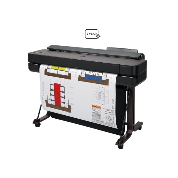 Фото - Принтер для кольорового друку HP DesignJet T650 36'' з Wi-Fi (5HB10D)